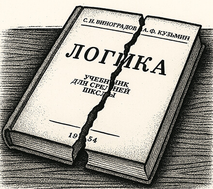 Учебник по логике используется как метафора того, что знания о вербальных навыках имеют хорошую ценность в мире. Страницы книги составляют пункты, которые являются условиями для выполнения теста
